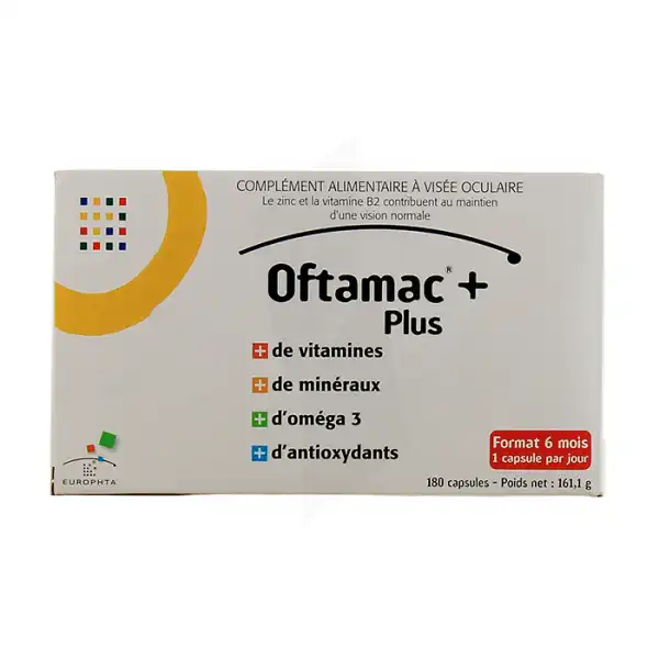 Oftamac + Caps Visée Oculaire B/180