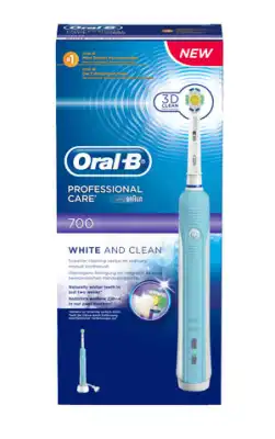 Oral B Professional Care 700 Brosse Dents White And Clean B/1 à SAINT-PRIEST