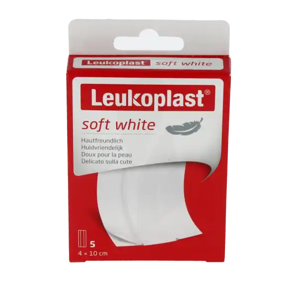 Leukoplast Soft White Pansement à Découper 4x10cm B/5