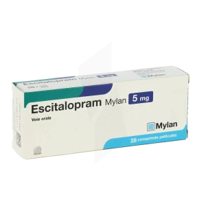 Escitalopram Viatris 5 Mg, Comprimé Pelliculé