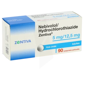 Nebivolol/hydrochlorothiazide Zentiva 5 Mg/12,5 Mg, Comprimé Pelliculé