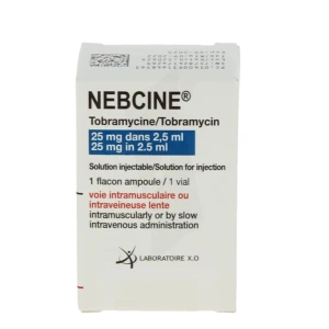 Nebcine 25 Mg, Solution Injectable