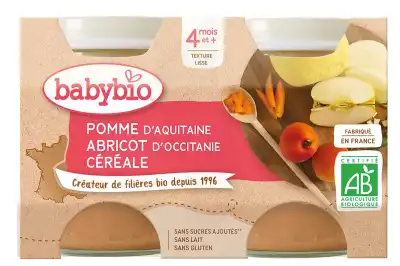 Babybio Pot Pomme Abricot Céréale à Wittenheim
