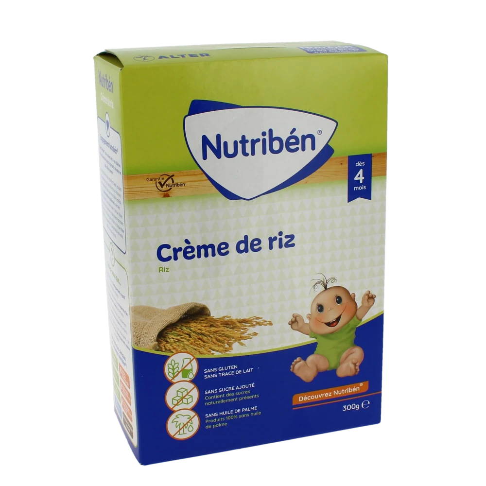 Nutribén Sans Gluten Farine Crème De Riz B/300g