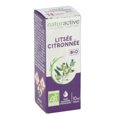 Naturactive Litsee Citronnee Huile Essentielle Bio (10ml) à Bouc-Bel-Air