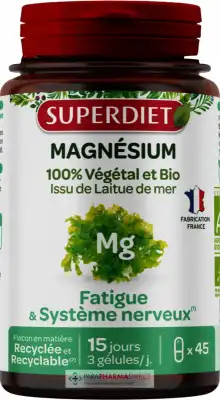 Superdiet Laitue De Mer Magnésium Gélules B/45 à VALENCE