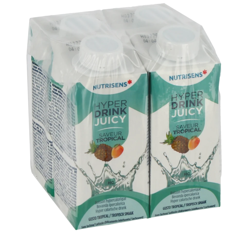 Nutrisens Hyperdrink Juicy Hc Nutriment Tropical 4briques/200ml