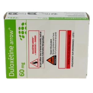 Duloxetine Arrow 60 Mg, Gélule Gastro-résistante