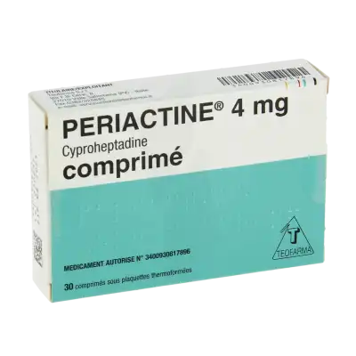 Periactine 4 Mg, Comprimé à CLERMONT-FERRAND