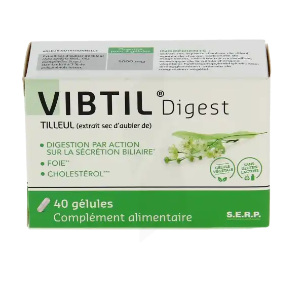 Vibtil Digest Tilleul Gél B/40