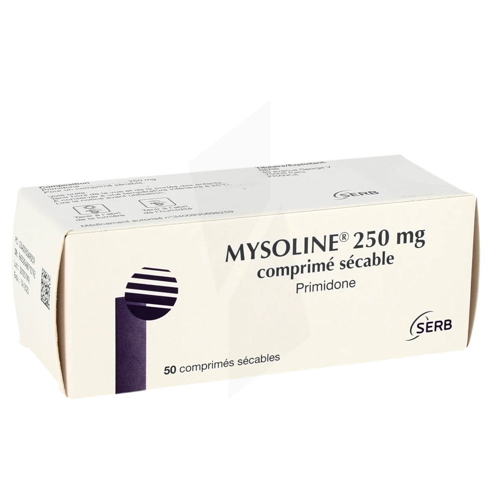 Mysoline 250 Mg, Comprimé Sécable