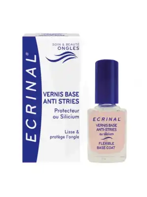 Ecrinal Ongles Vernis Base Anti-stries 10ml à VILLENAVE D'ORNON
