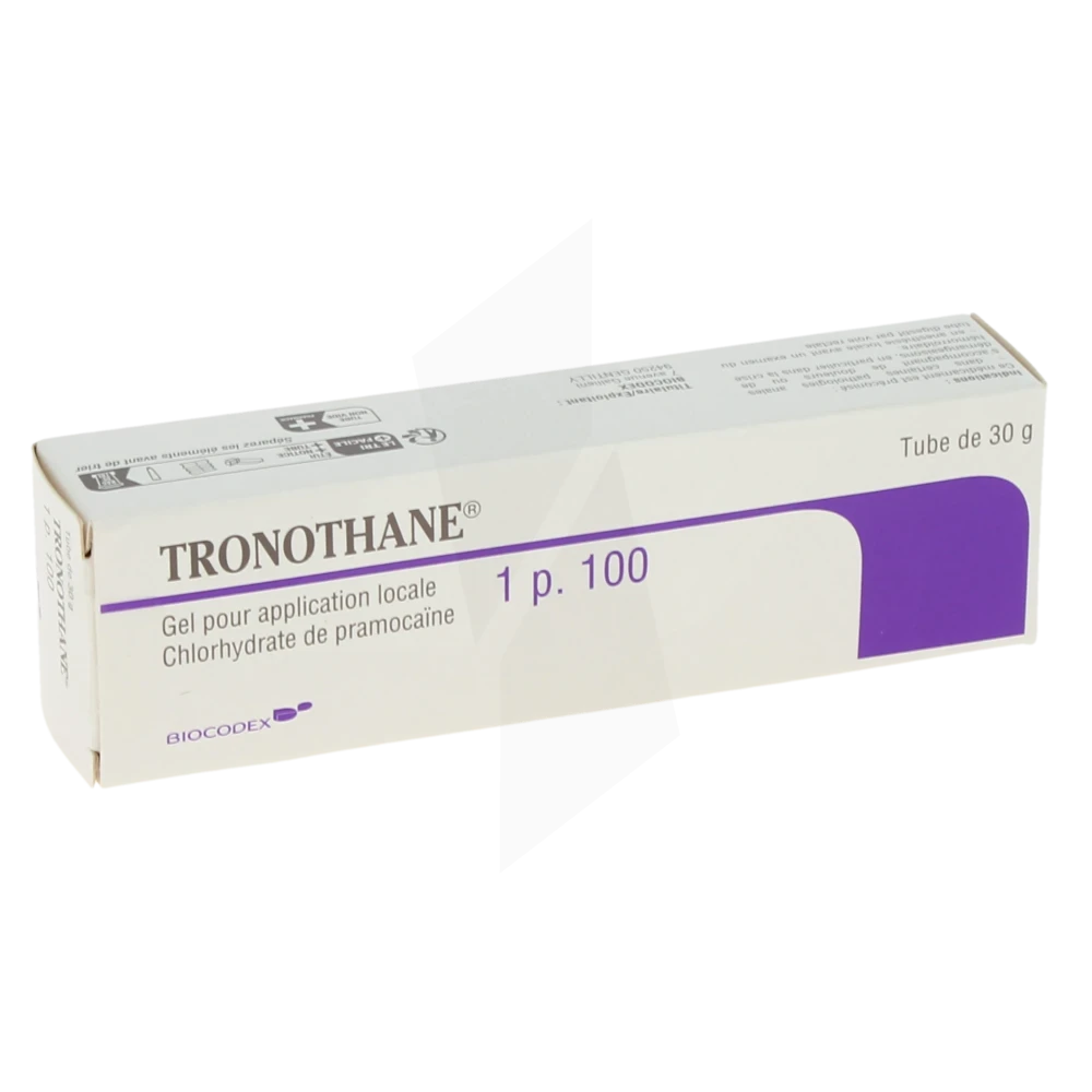 Tronothane 1 Pour Cent, Gel Pour Application Locale