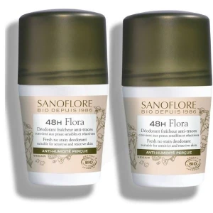 Sanoflore Déodorant 48h Flora Bio 2roll-on/50ml