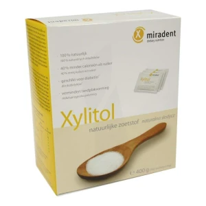 Miradent Xylitol Sucre Poudre 100 Sachet/4g