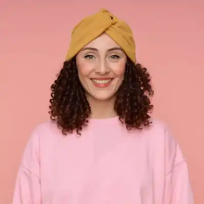 Les Franjynes Bonnet Cross Gile Moutarde à TOURS