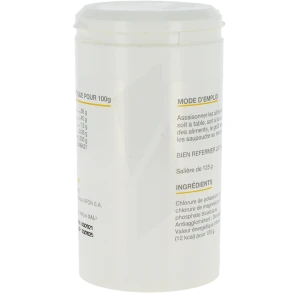 Xal Sel Diététique Sans Sodium Salière/125g