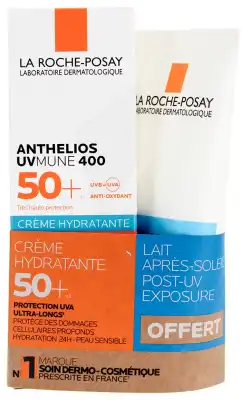 Anthelios Uvmune 400 La Roche Posay Spf50+ Crème Avec Parfum T Airless/50ml+post Uv 75ml à Paris