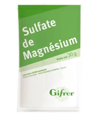 Gifrer Magnésium Sulfate Poudre 50 Sachets/30g à Bordeaux