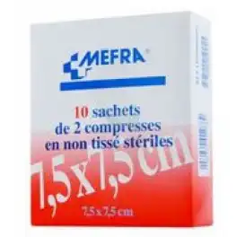 Mefra, 7,5 Cm X 7,5 Cm, Sachet De 2, 25 Sachets, Boîte 50 à Chambéry