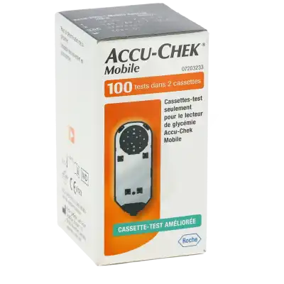 Accu-chek Mobile Cassettes B/2 X 50 à VALENCE