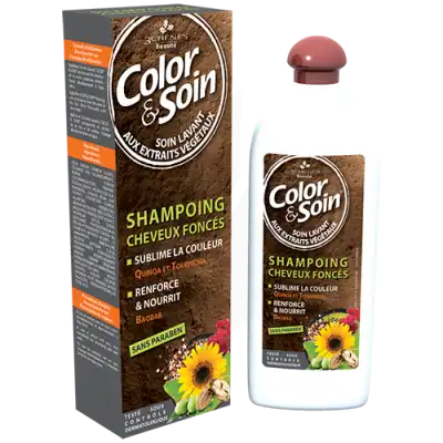 Color&soin Shampooing Cheveux Colorés Foncés Fl/250ml à VALS-LES-BAINS