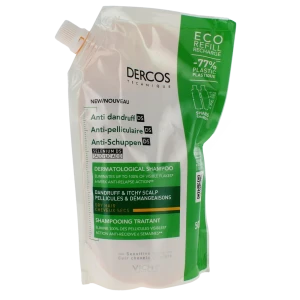 Vichy Dercos Technique Ecorecharge Antipell Ds Shampooing Traitant Pellicules & Démangeaisons Cheveux Secs Recharge/500ml