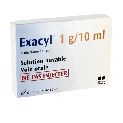Exacyl 1 G/10 Ml, Solution Buvable à POITIERS