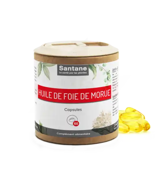 Santane Huile De Foie De Morue Gélules De Poudre De Plantes 500mg B/60