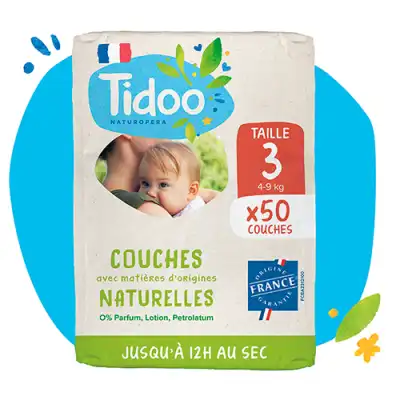 Tidoo Couches Ecologiques T3 4-9kg Sachet/56 à MENTON