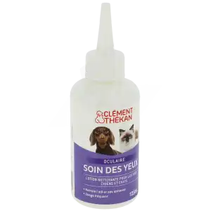 Clément Thékan Soin Des Yeux Solution Oculaire Chat/chien Fl/125ml à CUISERY