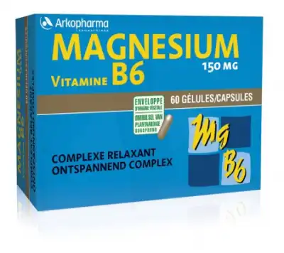 Arkovital Magnésium Vitamine B6 Gélules B/120 à SAINT-JEAN-DE-LA-RUELLE