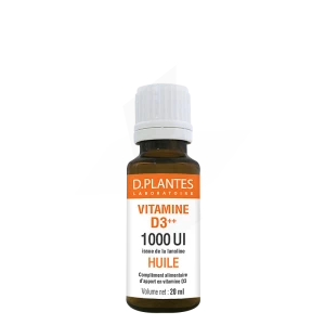 Vitamine D3 Huile 1000ui D-plantes Fl/20ml