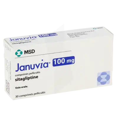Januvia 100 Mg, Comprimé Pelliculé à BRUGES