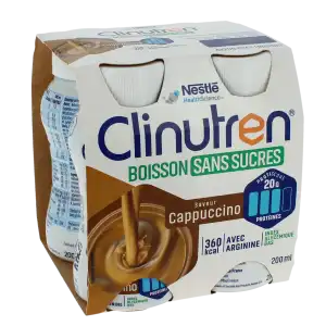 Clinutren Boisson Ss Suc Nutrim Cappu 4 Bouteilles De 200 Ml à SAINT-GERMAIN-DU-PUY