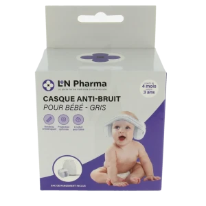 L2n Casque Anti-bruit Gris Bébé