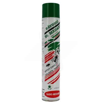 St Médard Insecticide Effet Choc Volant Rampants Aérosol/750ml