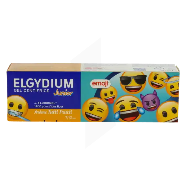 Elgydium Junior Emoji Fa Pâte Dentifrice Tutti Frutti T/50ml