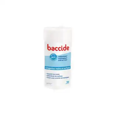 Baccide Lingette désinfectante mains & surface B/100
