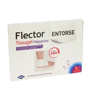 Flector Tissugel Heparine 1 G/40 000 Ui Pour 100 G, Emplâtre Médicamenteux