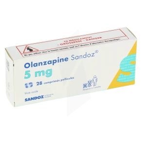 Olanzapine Sandoz 5 Mg, Comprimé Pelliculé