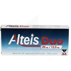 Alteisduo 20 Mg/12,5 Mg, Comprimé Pelliculé