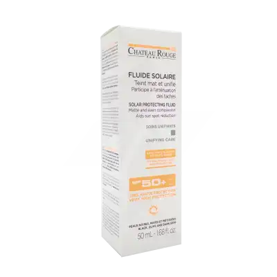 Château Rouge Fluide Solaire Anti Tache Spf 50+ 50ml à Bordeaux