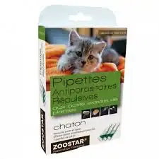 Zoostar Pipettes Antiparasitaires Répulsive - Chatons