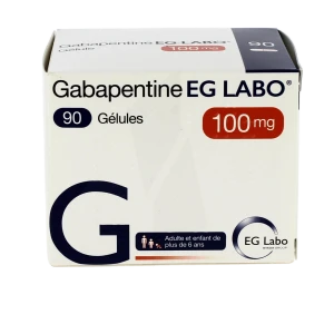 Gabapentine Eg Labo 100 Mg, Gélule
