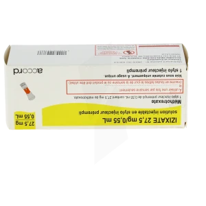 Izixate 27,5 Mg/0,55 Ml, Solution Injectable En Stylo Injecteur Prérempli