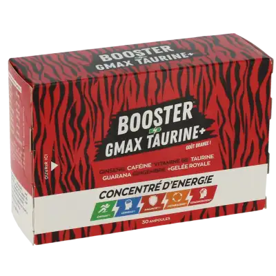 Gmax-taurine+ Solution Buvable 30 Ampoules/2ml à ANGLET