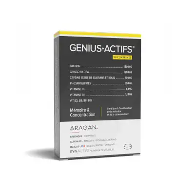 Aragan Synactifs Geniusactifs Comprimés B/30