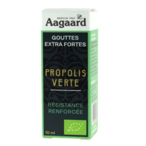 Aagaard Gouttes Propolis Verte Extra Fortes 10ml