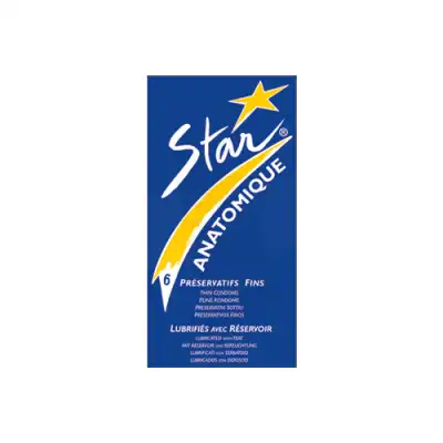 Star Atomic Préservatif Avec Réservoir B/6 à Fort-de-France